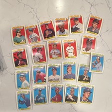 Topps 1988 MLB All Star Lot Canseco Mattingly Puckett Greenwell Viola 22 Cards