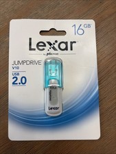 Lexar JumpDrive S50 16GB  32 GB 2.0 USB Flash Drives Lot Of 2 New In Sealed Pak