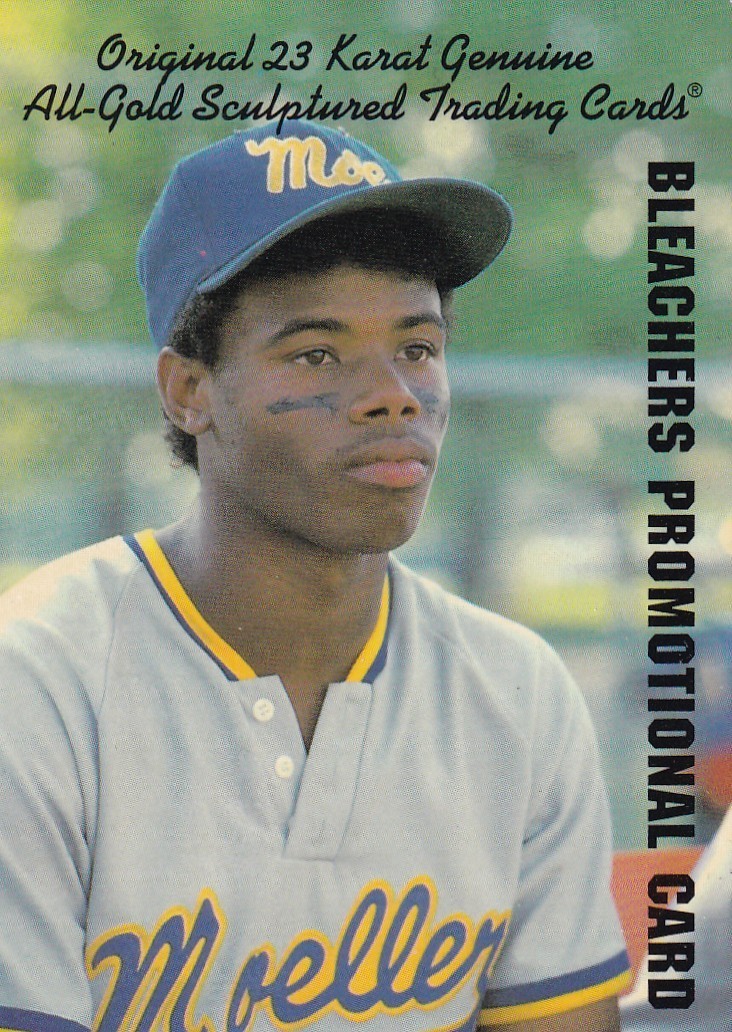 Ken Griffey Jr 1993 GOLD 23 Karat Bleachers Promotional Baseball Trading Card