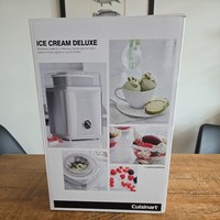 Cuisinart Deluxe Ice Cream Gelato Maker Machine ICE30BCU Silver BRAND NEW sealed