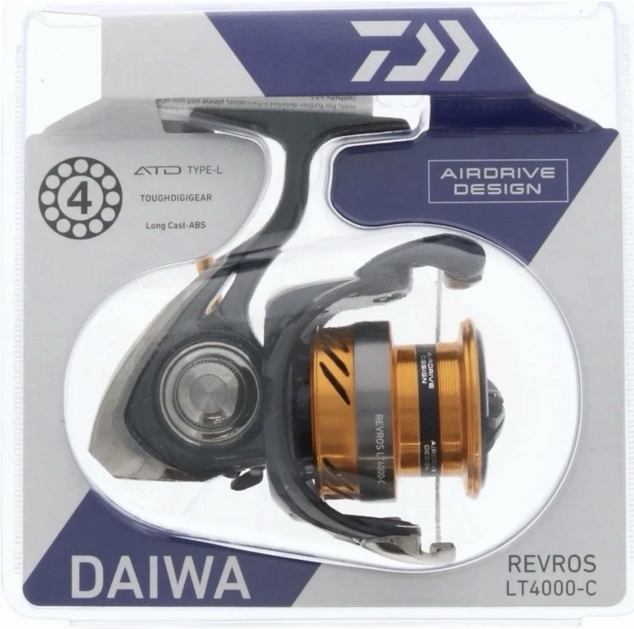 Daiwa Revros LT4000-C Spinning Reel 4000 Size Black Gold Tou
