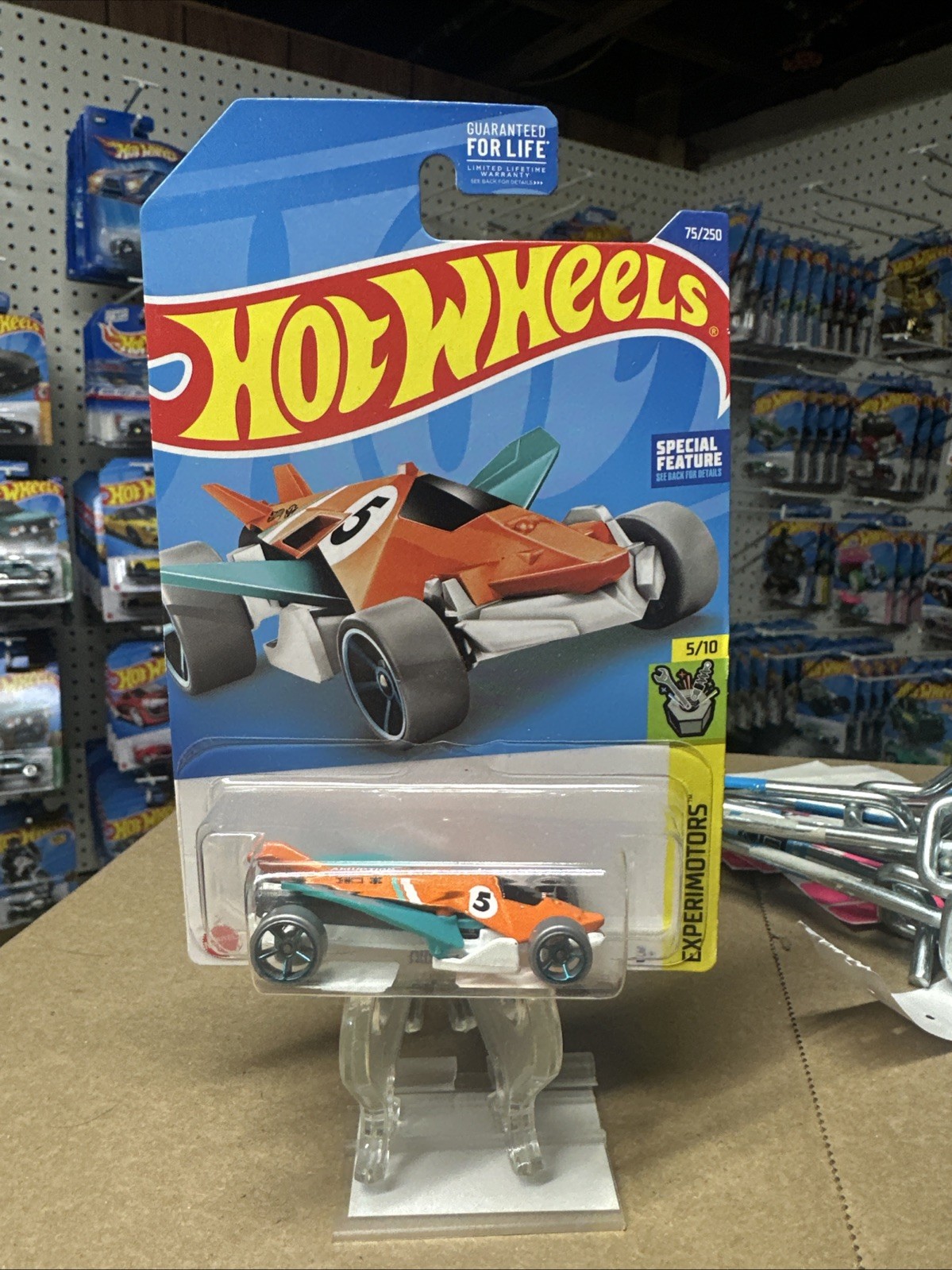 2022 Hot Wheels #75, Airuption, Experimotors, Orange 