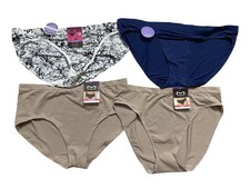 MAIDENFORM Barely There Bikini Seamless Panties Size 2XL/9 Set Of 4 New W/Tags