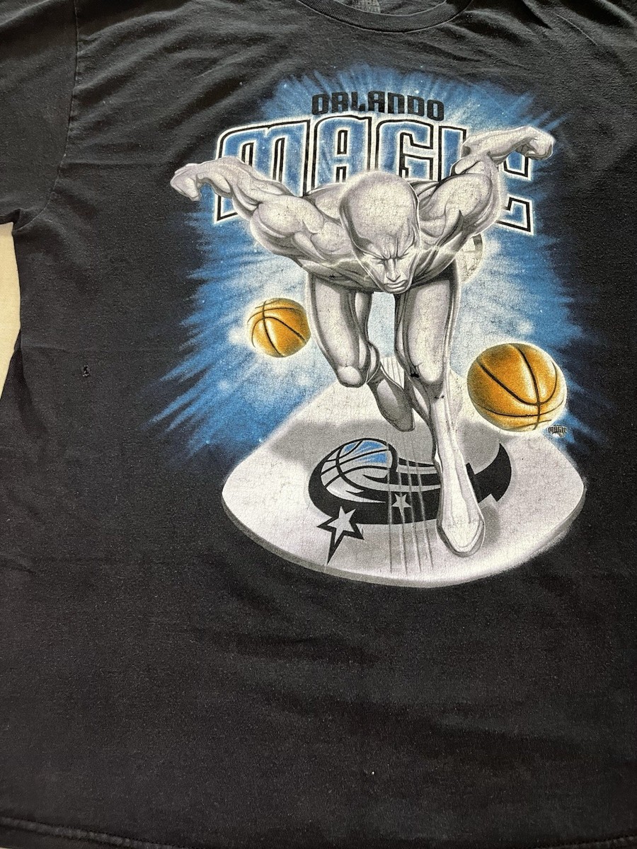 Vintage Marvel X NBA Silver Surfer San Antonio Spurs Size XL T