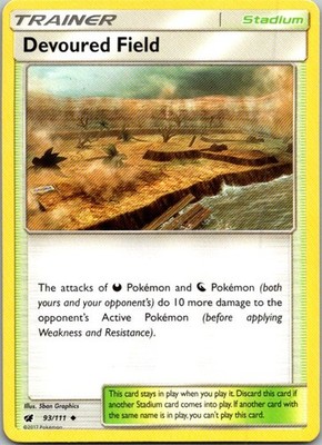 Devoured Field SM - Crimson Invasion 93/111 NM