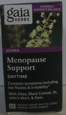 Gaia Herbs Menopause Support Daytime - 60 count