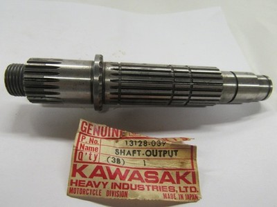 Neu NOS Original Kawasaki Abtriebswelle 1973 F12MX 1974 KX450 13128-039