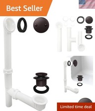 Quality Tub Waste Overflow Assembly - Oil Rubbed Bronze, Meets ADA Standards