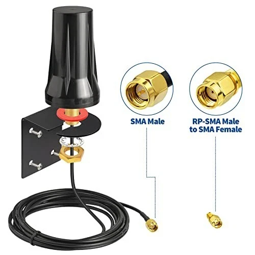 Wasserdichte 4G LTE Antenne | Außenmontage | 5dBi - Bild 3 von 4