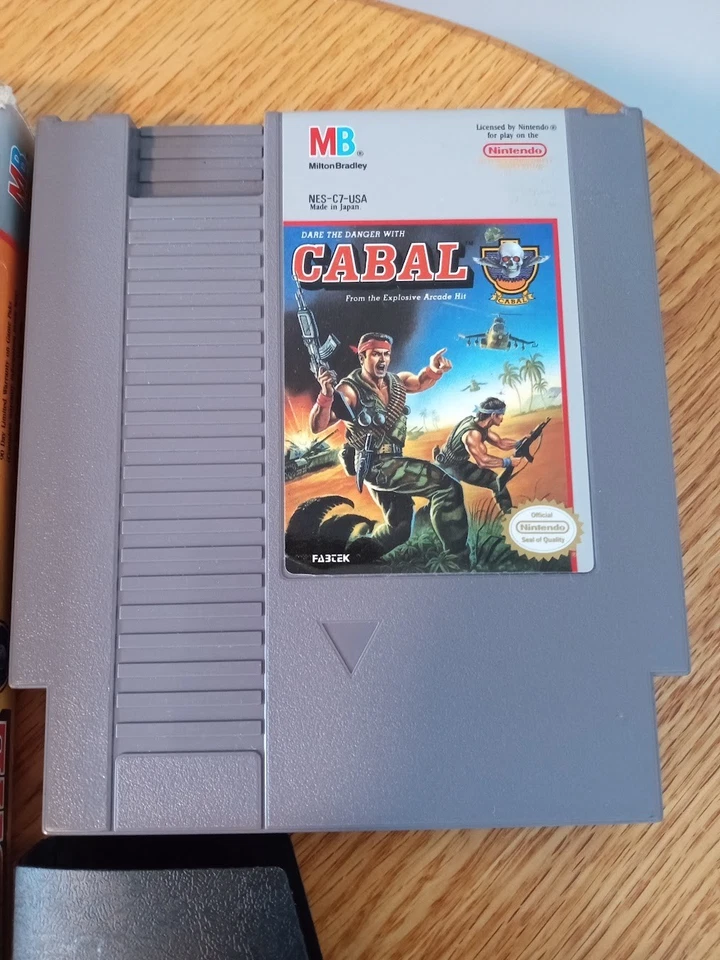 Cabal CIB w/ Box & Manual *** NES Nintendo Entertainment System 1990 - Image 2 of 4