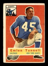 1956 Topps #17 Emlen Tunnell   VG X3710541
