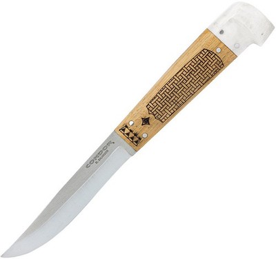 Condor Samicarta Fixed CTK2860-3.8SK 3.88'' Stainless Hickory Micarta Fixed Knife