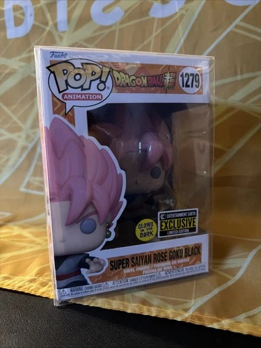 Funko Pop! Super Saiyan Rosé Goku Black #1279 - Entertainment Earth Exc, GITD