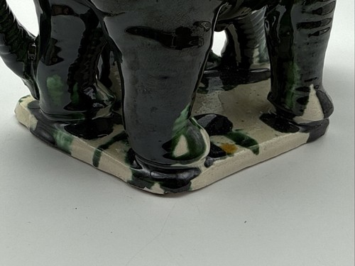 Chinese Tang Sancai Porcelain Elephant Statue Pottery animal sculpture - Picture 21 of 21