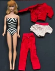 New ListingORIGINAL VINTAGE 1961 BLONDE #5 BARBIE DOLL~GOOD CONDITION with original outfit