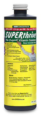 Superthrive Plant Vitamin Solution 16 oz. - Transplant Support & Root Booster