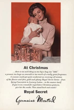 1968 Germaine Monteil: Royal Secret Christmas Vintage Print Ad