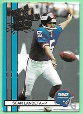 1990 Action Packed Football - The All-Madden Team - Sean Landeta #14 Giants👍
