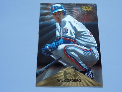 1996 Pinnacle Starburst Wil Cordero Card #8 of 100