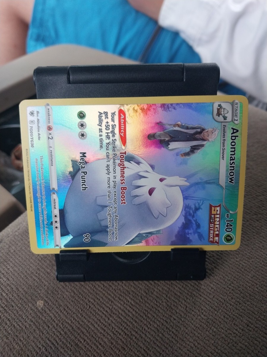 pokemon abomasnow card Abomasnow 185/184 main image 1