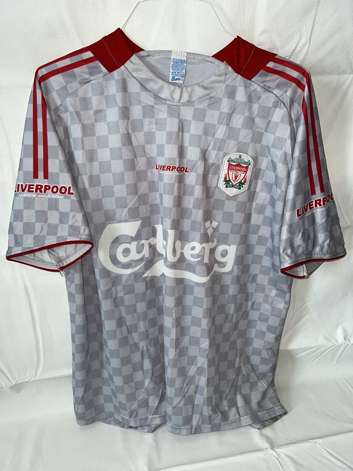VTG Liverpool Carlsberg FC Jersey Shirt Futball Soccer 90s Remini #21