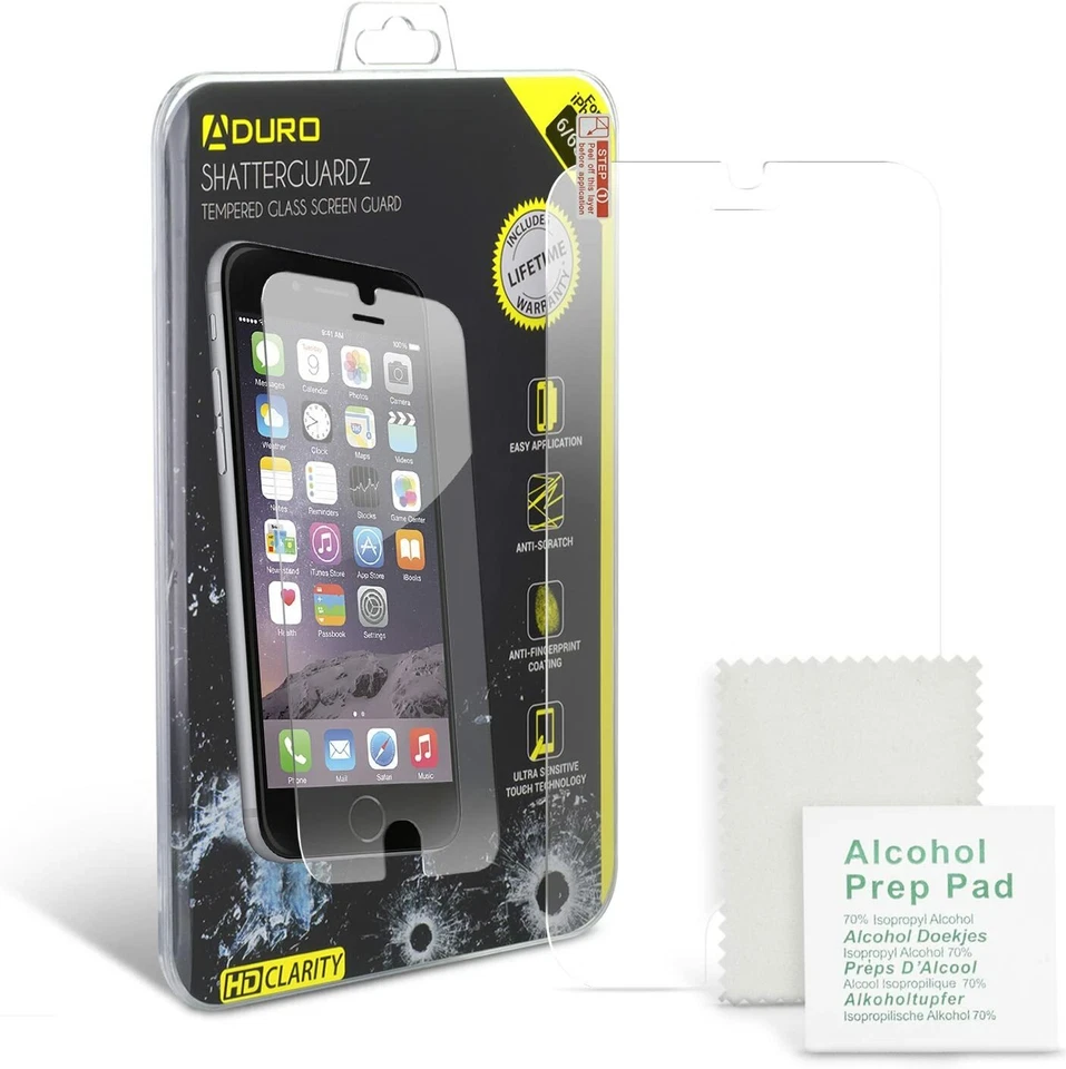 Aduro Shattercuardz Tempered Glass HD Clarity Screen Protector For iPhone 6 Plus - Image 4 of 4