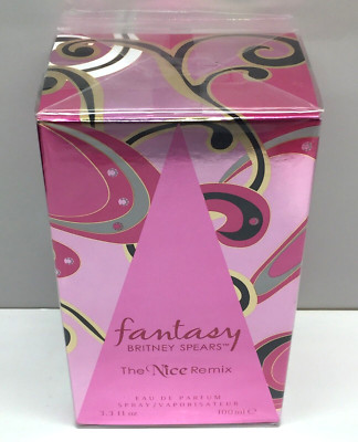 Fantasy The Nice Remix Britney Spears 3.3oz, EDP NIB Sealed, Discontinued