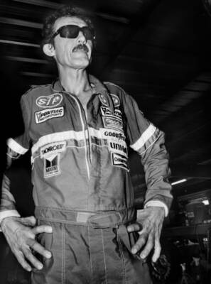 #ad Richard Petty Stands In The Speedway Garage After Qualifying 1983 OLD PHOTO AU $8.50