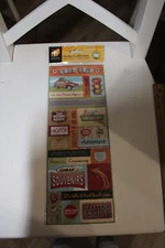 American Traditional Designs Road Trip Earthtones Embossed Sticker Collection