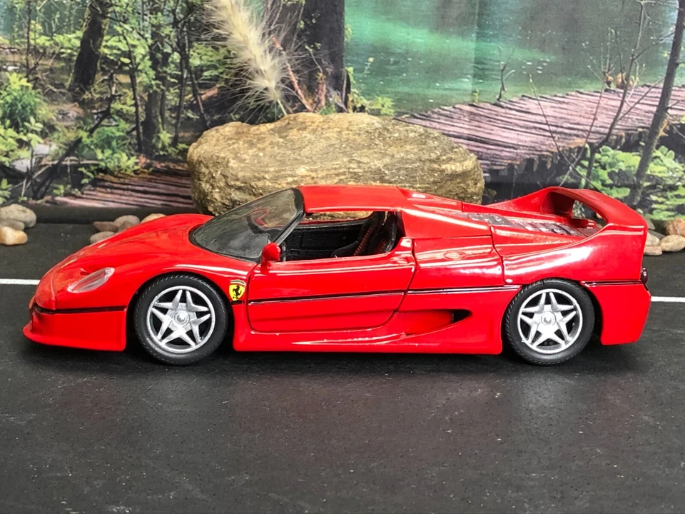 Coche Diecast 1:24 WELLY RED FERRARI F50 F 50 Nº 9376 sin caja Foto 2 de 4