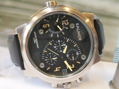 BOSS Montre Chronographe Ã€ Quartz Pour Homme Avec Bracelet En Cuir