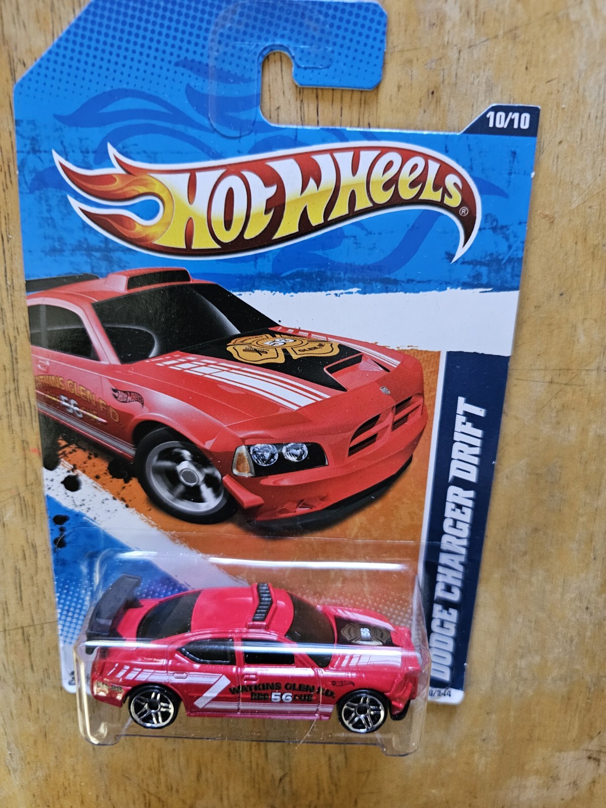 Hot Wheels Dodge Charger Drift, Red; 2011 HW Main Street Series 10/10