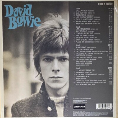 DAVID BOWIE - DAVID BOWIE - GREEN VINYL 2-LP SET 