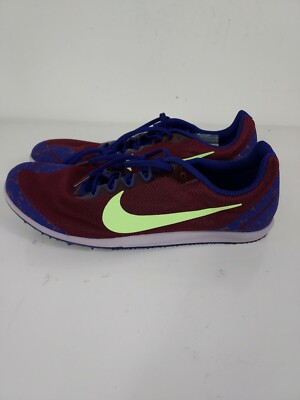 Nike Zoom Rival D 8 Bordeaux Lime Blast 907566-600 W Spikes 