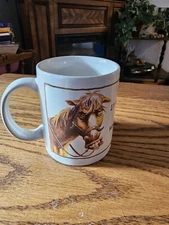Vintage Leanin Tree Coffee Mug It Taste Terrible,MGW185.1992. Art by Nate Owens.