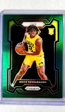 2023 2023-24 Panini Prizm Green Prizms #177 Brice Sensabaugh RC Rookie Card