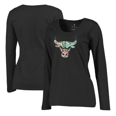 Chicago Bulls Fanatics Branded Women's Lovely Plus Size Long Sleeve T-Shirt - | eBay