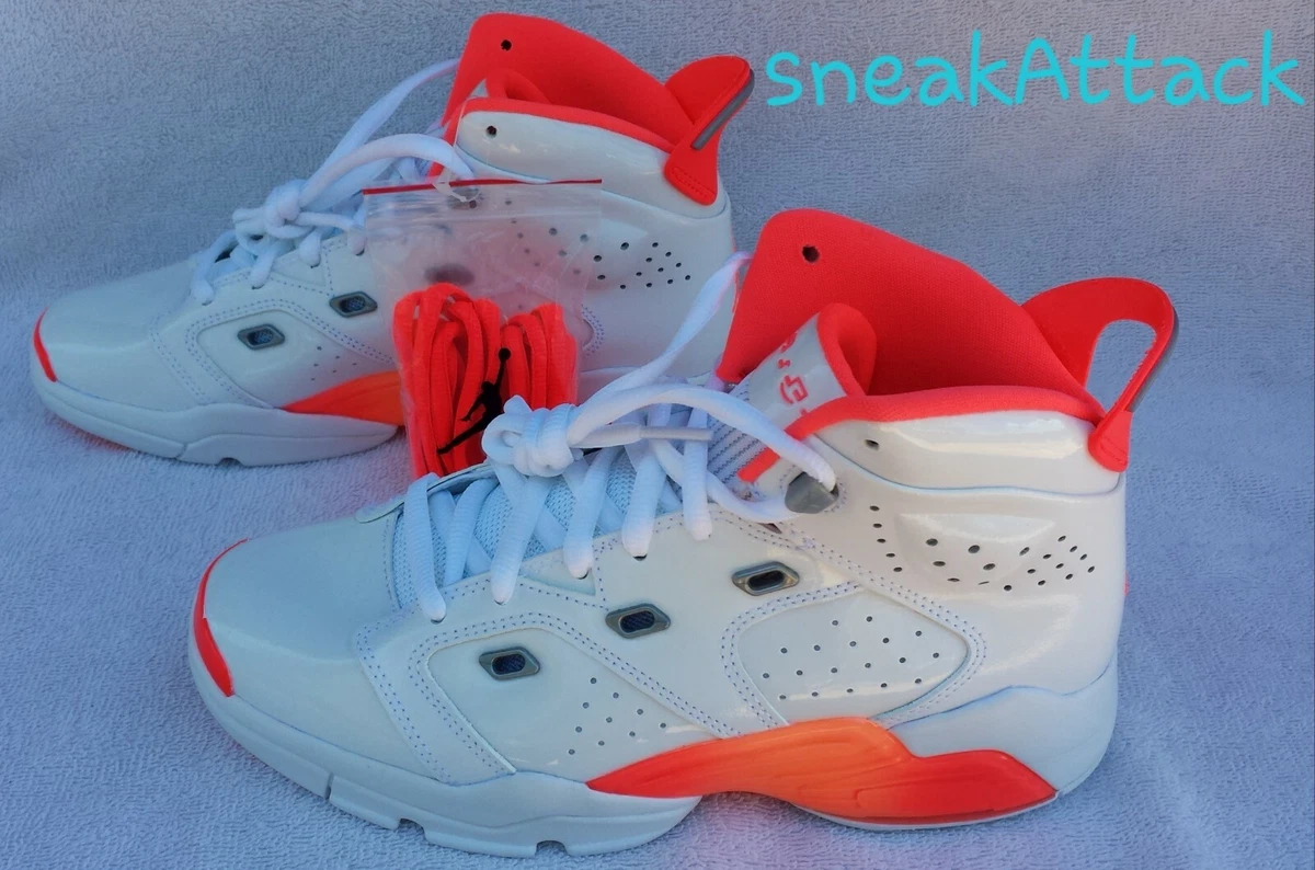 Nike Air Jordan 6 17 23 sz 6.5y 7y white flash crimson CI4342 100