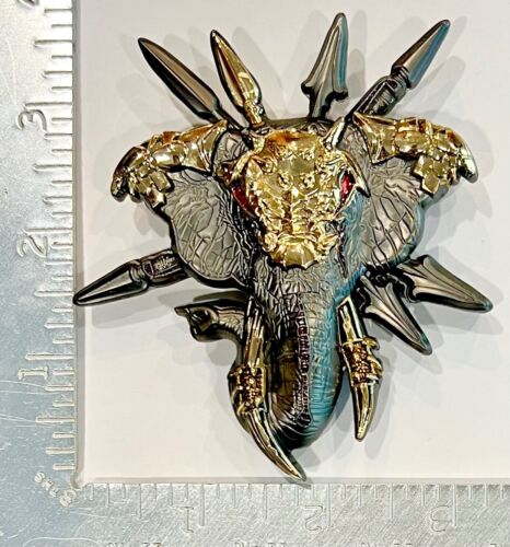 USMC MSG-Det Marine Security Guard Detachment New Delhi, India Challenge Coin - Foto 4 di 4