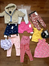 baby girls clothes  lots new 0 to 18  11 Items many brands