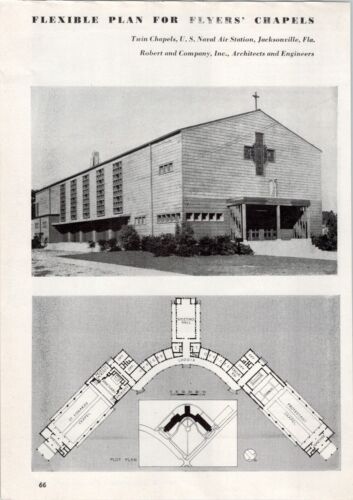 1944 Article * Chapels US Naval Air Station Jacksonville FL Catholic Protestant