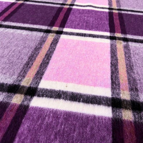 Checkered Coat Fabric Shirts Wool Clothing Soft Decor - Picture 22 of 56