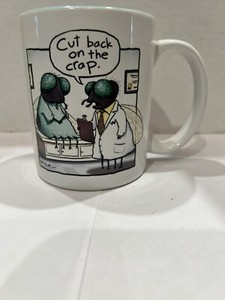 Vintage 1990’s Hallmark Shoebox Cut Back On The Crap Mug 