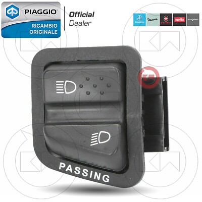 Interruttore Di Avviamento Al Manubrio Cyclingcolors – Per Piaggio 125, 250, 300, 500, MP3, Evo, Beverly, Yourban
