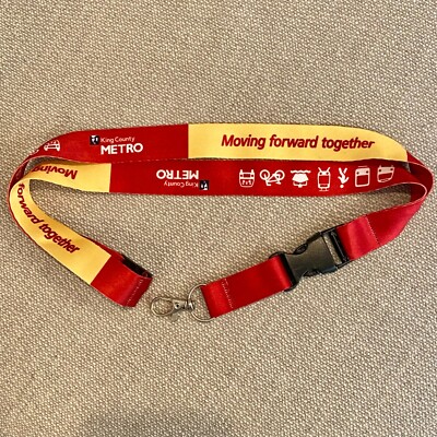RARE King County Metro Public Transit Seattle Washington PNW MLK Lanyard