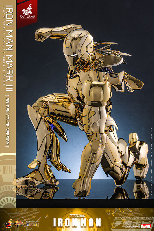Hot Toys Limited MMS764D69 Iron Man Mark III Golden Color Ver. 1/6 