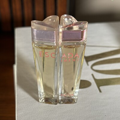 2x Escada Sentiment By Escada 0.14 oz / 4 ml EDP Splash Mini Perfume for Women