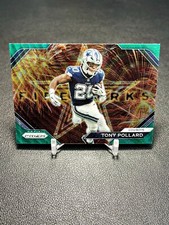 2023 Prizm Football Green Wave Tony Polland Fireworks Dallas Cowboys #F-15