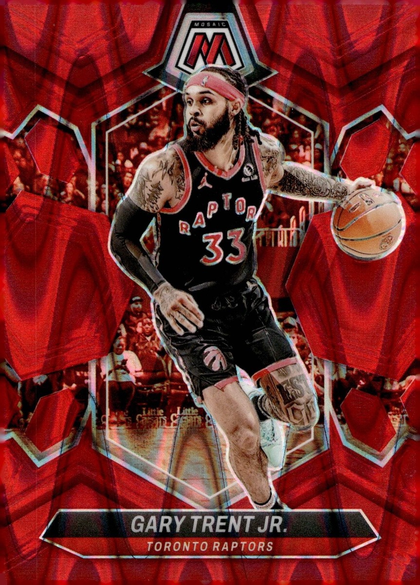 Gary Trent Jr. 2023-24 Panini Mosaic Red Ray Wave Prizm 167
