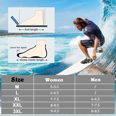 Water Shoes Womens Mens Swim Pool Beach 